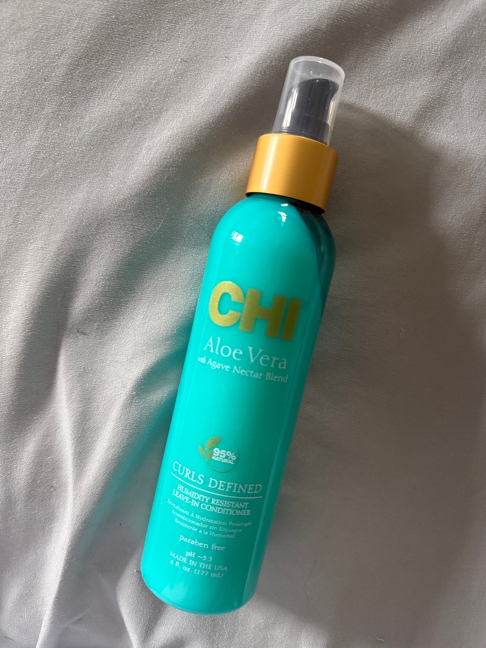 CHI Aloe Vera Curls Defined Leave-In Conditioner - Teal